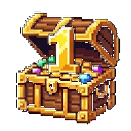 Badge: Erste Schatztruhe